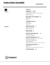 Indesit IDE 750 Owner's manual