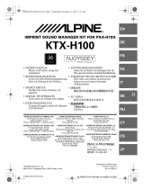 Alpine KTX-H100 Owner's manual
