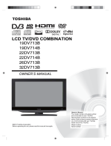 Toshiba 32DV713B Owner's manual