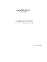 Acer Aspire 5920G Series User manual