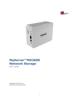 Universal-Tech MyXerver MX3600 User guide