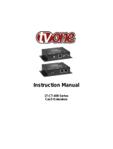 TV One 1T-CT-400 Series User manual