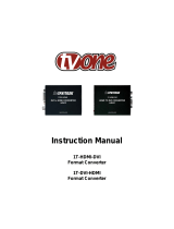 TV One 1T-DVI-HDMI User manual