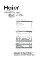 Haier HB21FSSAA User manual