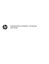 HP Compaq S1922a User manual
