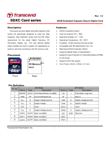 Transcend 64GB SDXC User manual