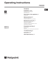 Whirlpool RZAV21P Operating instructions