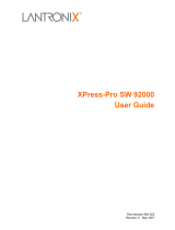 Lantronix XPress-Pro SW 92012F User guide