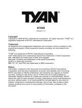 Tyan S7020 User manual