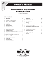 Tripp Lite BP192V557C-16K Owner's manual