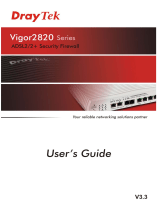 Draytek VIGOR2820VSN User manual