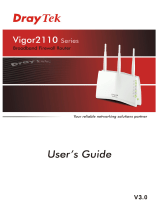 Draytek VIGOR2110 User manual