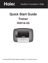 Haier Trainer HHH1A-2G User manual