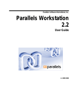 Parallels Workstation 2.2, 1-9u, DE User manual