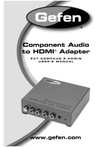 Gefen EXT-COMPAUD-2-HDMIN Owner's manual