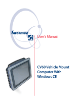 Intermec Cv60, WiFi, Bluetooth, Rugged, Windows CE 128MB Pcmcia Internal Antena TE2000 User manual