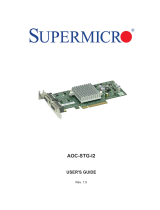 Supermicro AOC-STG-I2 User manual