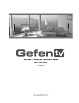 Gefen Home Theater Scaler Pro User manual