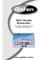 Gefen EXT-DVI-AUDIO-CAT5 User manual