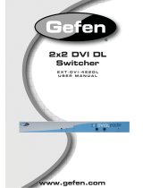 Gefen 2X2 DVI DL Switcher User manual