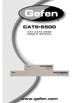 Gefen EXT-CAT5-5500 Owner's manual