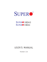 Supermicro MBD-X8DAI-B User manual