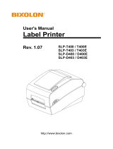 BIXOLON SLP-T400C User manual