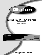 Gefen 8x8 EXT-DVI-848 User manual