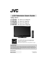 JVC LT-32P300 - 31.5" LCD TV User manual