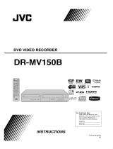 JVC DR-MV150B - DVDr/ VCR Combo User manual