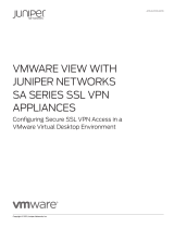 Juniper SA2500 SSL VPN User manual