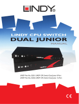 Lindy Matrix CPU Switch Dual Junior OSD, 16 Port User manual