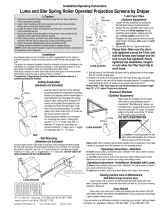 Draper Luma Operating instructions