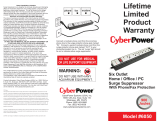 CyberPower 6050 Black User manual