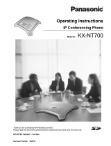 Panasonic KX-NT700 User manual