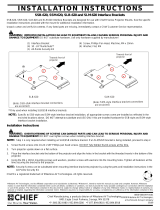 Chief SLB620 Installation guide