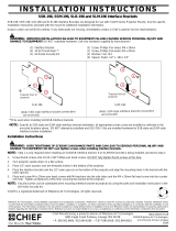 Chief SLB196 Installation guide