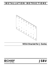 Chief J-Series VESA Interface Bracket Installation guide