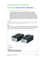 APC APCRBC107 User manual