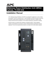 APC 100KVA PDU w/ 480 PRI 208/120 SEC K 20 Rated XMER Installation guide