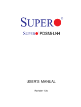 Supermicro MBD-PDSMI-LN4-O User manual