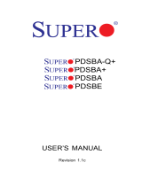 Supermicro PDSBE User manual