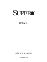 Supermicro MBD-H8DMU+-B User manual