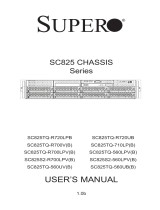 Supero SC825TQ-R720LPB User manual