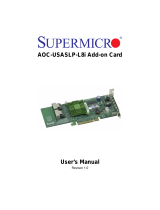 Supermicro AOC-USASLP-L8I User manual