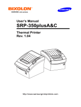 BIXOLON SRP-350COPG User manual