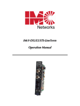 IMC Networks iMcV-DS3/E3-LineTerm User manual