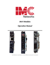 IMC Networks iMcV-LIM, TX/FX-SM1310/PLUS-ST User manual