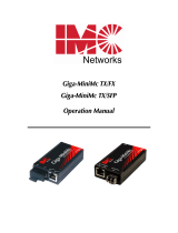 IMC NetworksGiga-MiniMc Module, TX/SSBX-SM1490/PLUS-SC