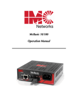 IMC Networks McBasic, 10/100-SM1310/LONG-ST User manual
